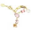 Idyllia Bracelet Mixed Cuts, Mixed Motifs, Multicolored, Gold-Tone Plated