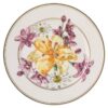 Idyllia Bread Plate Porcelain, Crystal Print Motif, Bouquet, Multicolored Idyllia Bread Plate Porcelain, Crystal Print Motif, Bouquet, Multicolored