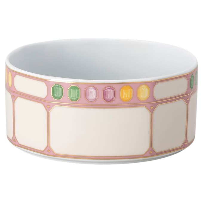 Idyllia Cereal Bowl Porcelain, Crystal Print Motif, Gemstone, Multicolored Idyllia Cereal Bowl Porcelain, Crystal Print Motif, Gemstone, Multicolored