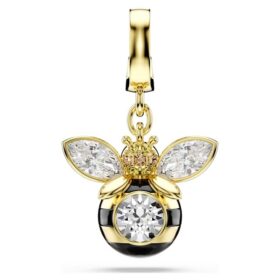 Idyllia Charm Mixed Cuts, Bee, Multicolored, Gold-Tone Plated
