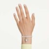 Idyllia Charm Mixed Cuts, Heart with Key, White, Rhodium Plated Idyllia Charm Mixed Cuts, Heart with Key, White, Rhodium Plated