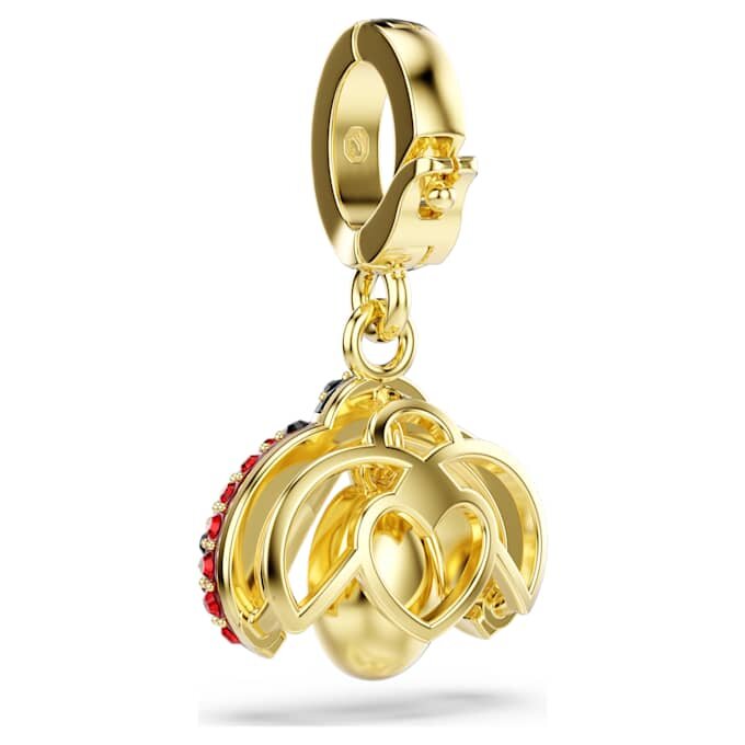 Idyllia Charm Mixed Cuts, Ladybug, Red, Gold-Tone Plated Idyllia Charm Mixed Cuts, Ladybug, Red, Gold-Tone Plated
