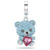 Idyllia Charm Mixed Cuts, Teddy, Blue, Rhodium Plated Idyllia Charm Mixed Cuts, Teddy, Blue, Rhodium Plated