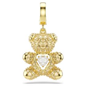 Idyllia Charm Mixed Cuts, Teddy, Gold Tone, Gold-Tone Plated