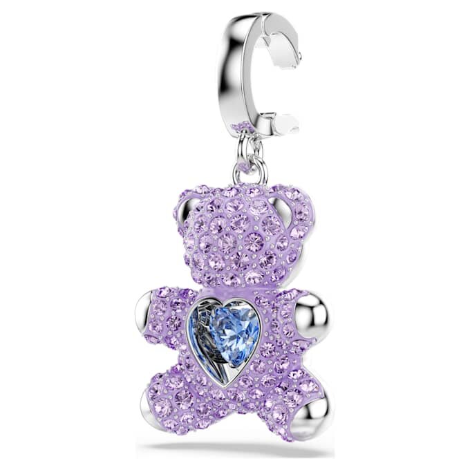 Idyllia Charm Mixed Cuts, Teddy, Purple, Rhodium Plated Idyllia Charm Mixed Cuts, Teddy, Purple, Rhodium Plated