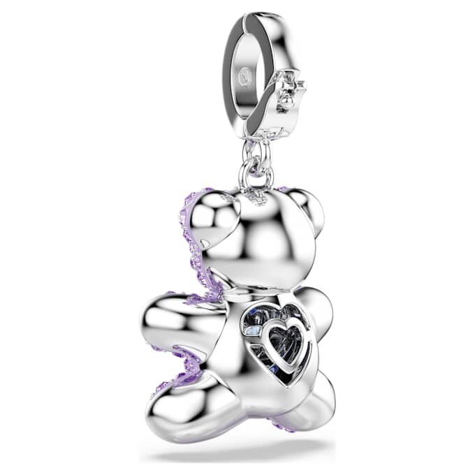 Idyllia Charm Mixed Cuts, Teddy, Purple, Rhodium Plated Idyllia Charm Mixed Cuts, Teddy, Purple, Rhodium Plated