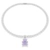Idyllia Charm Mixed Cuts, Teddy, Purple, Rhodium Plated Idyllia Charm Mixed Cuts, Teddy, Purple, Rhodium Plated