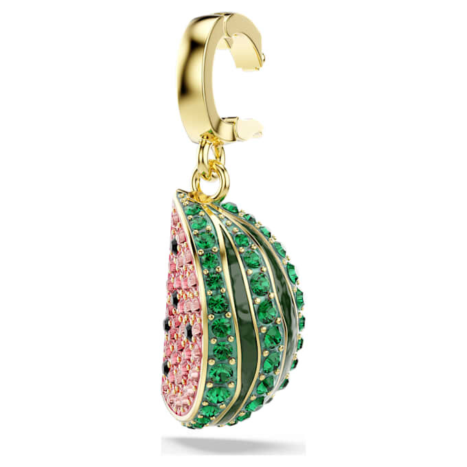 Idyllia Charm Mixed Cuts, Watermelon, Multicolored, Gold-Tone Plated Idyllia Charm Mixed Cuts, Watermelon, Multicolored, Gold-Tone Plated