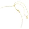Idyllia Choker Crystal Pearl, Mixed Cuts, Bee, White, Gold-Tone Plated Idyllia Choker Crystal Pearl, Mixed Cuts, Bee, White, Gold-Tone Plated