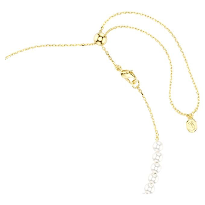 Idyllia Choker Crystal Pearl, Mixed Cuts, Bee, White, Gold-Tone Plated Idyllia Choker Crystal Pearl, Mixed Cuts, Bee, White, Gold-Tone Plated