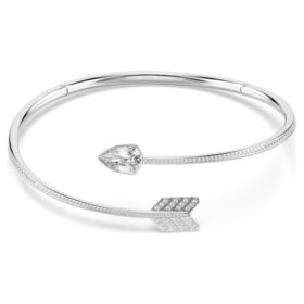 Idyllia Choker Mixed Cuts, Arrow, White, Rhodium Plated Idyllia Choker Mixed Cuts, Arrow, White, Rhodium Plated