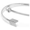 Idyllia Choker Mixed Cuts, Arrow, White, Rhodium Plated
