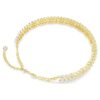 Idyllia Choker Oval Cut, White, Gold-Tone Plated Idyllia Choker Oval Cut, White, Gold-Tone Plated