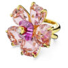 Idyllia Cocktail Ring Flower, Pink, Gold-Tone Plated Idyllia Cocktail Ring Flower, Pink, Gold-Tone Plated