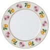 Idyllia Dessert Plate Porcelain, Crystal Print Motif, Lily Citron, Multicolored Idyllia Dessert Plate Porcelain, Crystal Print Motif, Lily Citron, Multicolored