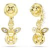 Idyllia Drop Earrings Crystal Pearl, Mixed Cuts, Bee, Multicolored, Gold-Tone Plated Idyllia Drop Earrings Crystal Pearl, Mixed Cuts, Bee, Multicolored, Gold-Tone Plated
