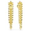 Idyllia Drop Earrings Mixed Cuts, Long, White, Gold-Tone Plated Idyllia Drop Earrings Mixed Cuts, Long, White, Gold-Tone Plated