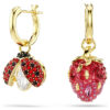 Idyllia Drop Earrings Set (3), Ladybug, Clover, Strawberry, Multicolored, Gold-Tone Plated Idyllia Drop Earrings Set (3), Ladybug, Clover, Strawberry, Multicolored, Gold-Tone Plated