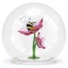 Idyllia Glass Ball Bee and Flowers Idyllia Glass Ball Bee and Flowers