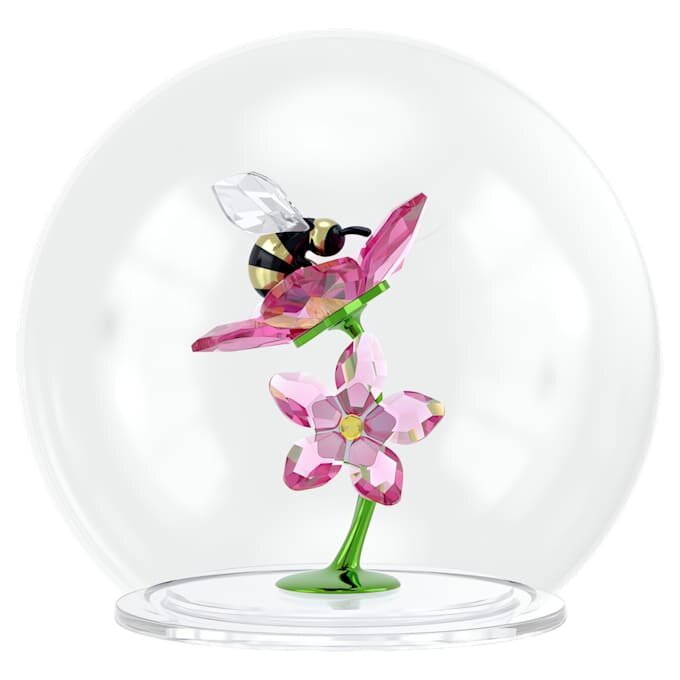 Idyllia Glass Ball Bee and Flowers Idyllia Glass Ball Bee and Flowers