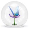 Idyllia Glass Ball Butterfly and Flower Idyllia Glass Ball Butterfly and Flower