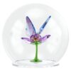 Idyllia Glass Ball Butterfly and Flower Idyllia Glass Ball Butterfly and Flower