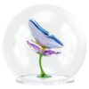 Idyllia Glass Ball Butterfly and Flower Idyllia Glass Ball Butterfly and Flower