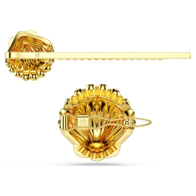 Idyllia Hair Pin Set (2), Shell, White, Mixed Metal Finish Idyllia Hair Pin Set (2), Shell, White, Mixed Metal Finish