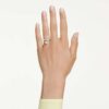 Idyllia Motif Ring Mixed Cuts, Heart, Pink, Mixed Metal Finish Idyllia Motif Ring Mixed Cuts, Heart, Pink, Mixed Metal Finish