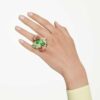 Idyllia Motif Ring Multicolored, Gold-Tone Plated