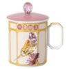 Idyllia Mug Porcelain, Crystal Print Motif, Finch, Yellow Idyllia Mug Porcelain, Crystal Print Motif, Finch, Yellow