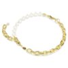 Idyllia Necklace Crystal Pearl, White, Gold-Tone Plated Idyllia Necklace Crystal Pearl, White, Gold-Tone Plated