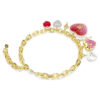 Idyllia Necklace Mixed Cuts, Heart, Key, Multicolored, Gold-Tone Plated Idyllia Necklace Mixed Cuts, Heart, Key, Multicolored, Gold-Tone Plated