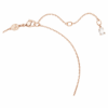 Idyllia Pendant Clover, White, Rose Gold-Tone Plated Idyllia Pendant Clover, White, Rose Gold-Tone Plated
