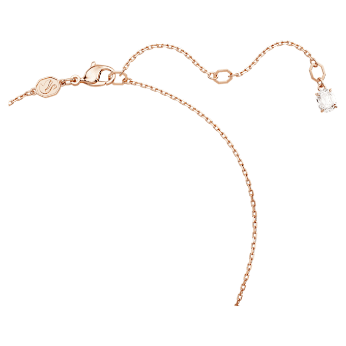 Idyllia Pendant Clover, White, Rose Gold-Tone Plated Idyllia Pendant Clover, White, Rose Gold-Tone Plated