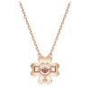 Idyllia Pendant Clover, White, Rose Gold-Tone Plated Idyllia Pendant Clover, White, Rose Gold-Tone Plated