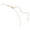 Idyllia Pendant Crystal Pearl, Mixed Cuts, Flower, Multicolored, Rose Gold-Tone Plated Idyllia Pendant Crystal Pearl, Mixed Cuts, Flower, Multicolored, Rose Gold-Tone Plated
