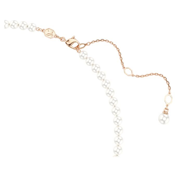 Idyllia Pendant Crystal Pearl, Mixed Cuts, Flower, Multicolored, Rose Gold-Tone Plated Idyllia Pendant Crystal Pearl, Mixed Cuts, Flower, Multicolored, Rose Gold-Tone Plated