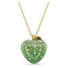 Idyllia Pendant Mixed Cuts, Apple, Green, Gold-Tone Plated Idyllia Pendant Mixed Cuts, Apple, Green, Gold-Tone Plated