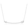 Idyllia Pendant Mixed Cuts, Arrow, White, Rhodium Plated Idyllia Pendant Mixed Cuts, Arrow, White, Rhodium Plated