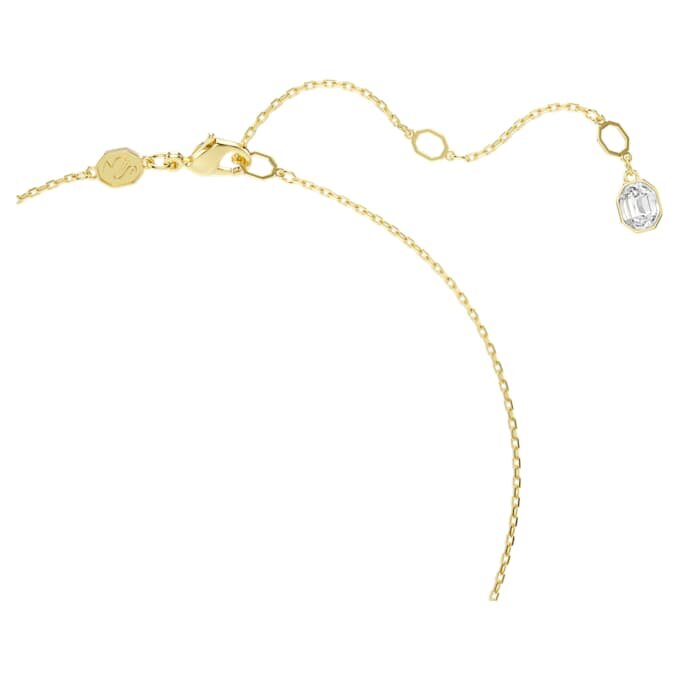 Idyllia Pendant Mixed Cuts, Flower, Blue, Gold-Tone Plated Idyllia Pendant Mixed Cuts, Flower, Blue, Gold-Tone Plated