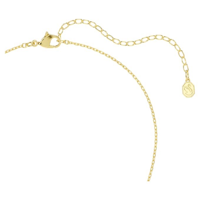 Idyllia Pendant Mixed Cuts, Heart, Key, Pink, Gold-Tone Plated Idyllia Pendant Mixed Cuts, Heart, Key, Pink, Gold-Tone Plated