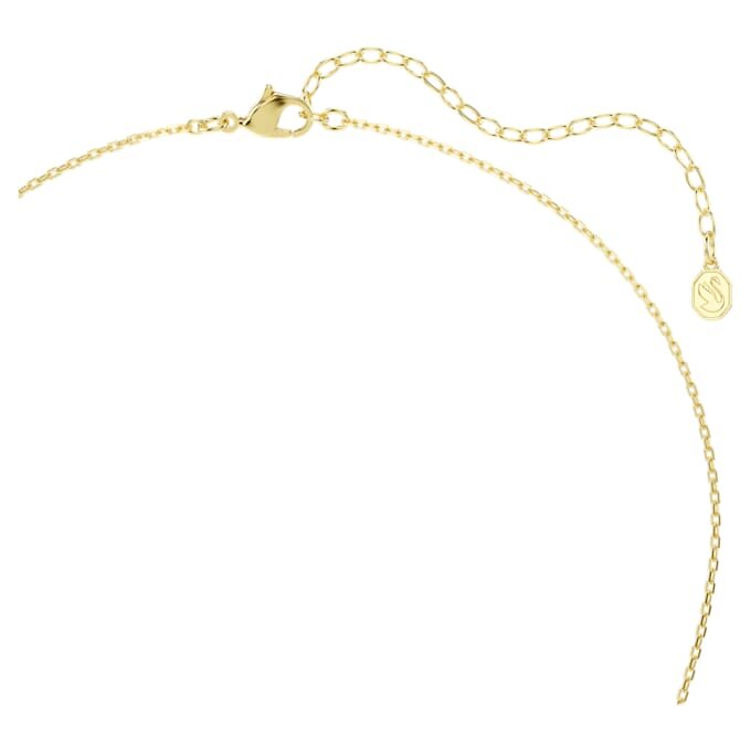 Idyllia Pendant Mixed Cuts, Heart, Pink, Gold-Tone Plated Idyllia Pendant Mixed Cuts, Heart, Pink, Gold-Tone Plated