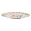 Idyllia Service Plate Porcelain, Crystal Print Motif, Flycatcher, Multicolored Idyllia Service Plate Porcelain, Crystal Print Motif, Flycatcher, Multicolored