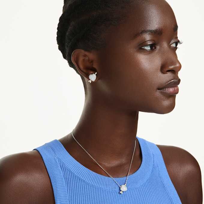 Idyllia Set Mixed Cuts, Heart with Arrow, White, Rose Gold-Tone Plated Idyllia Set Mixed Cuts, Heart with Arrow, White, Rose Gold-Tone Plated