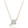 Idyllia Set Mixed Cuts, Heart with Arrow, White, Rose Gold-Tone Plated Idyllia Set Mixed Cuts, Heart with Arrow, White, Rose Gold-Tone Plated