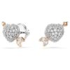 Idyllia Set Mixed Cuts, Heart with Arrow, White, Rose Gold-Tone Plated Idyllia Set Mixed Cuts, Heart with Arrow, White, Rose Gold-Tone Plated