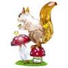 Idyllia Squirrel and Mushrooms