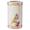 Idyllia Vase Porcelain, Crystal Print Motif, Bird, Multicolored Idyllia Vase Porcelain, Crystal Print Motif, Bird, Multicolored