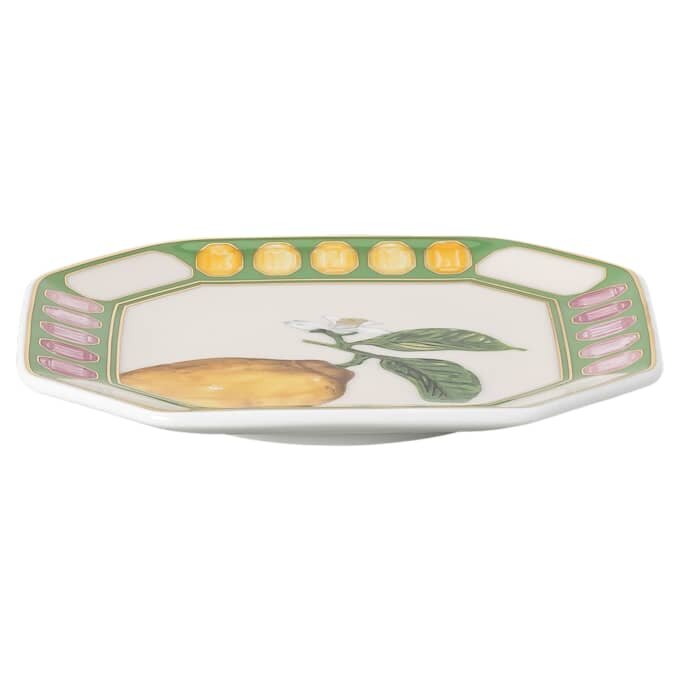 Idyllia Vide Poche Porcelain, Crystal Print Motif, Citron, Multicolored Idyllia Vide Poche Porcelain, Crystal Print Motif, Citron, Multicolored